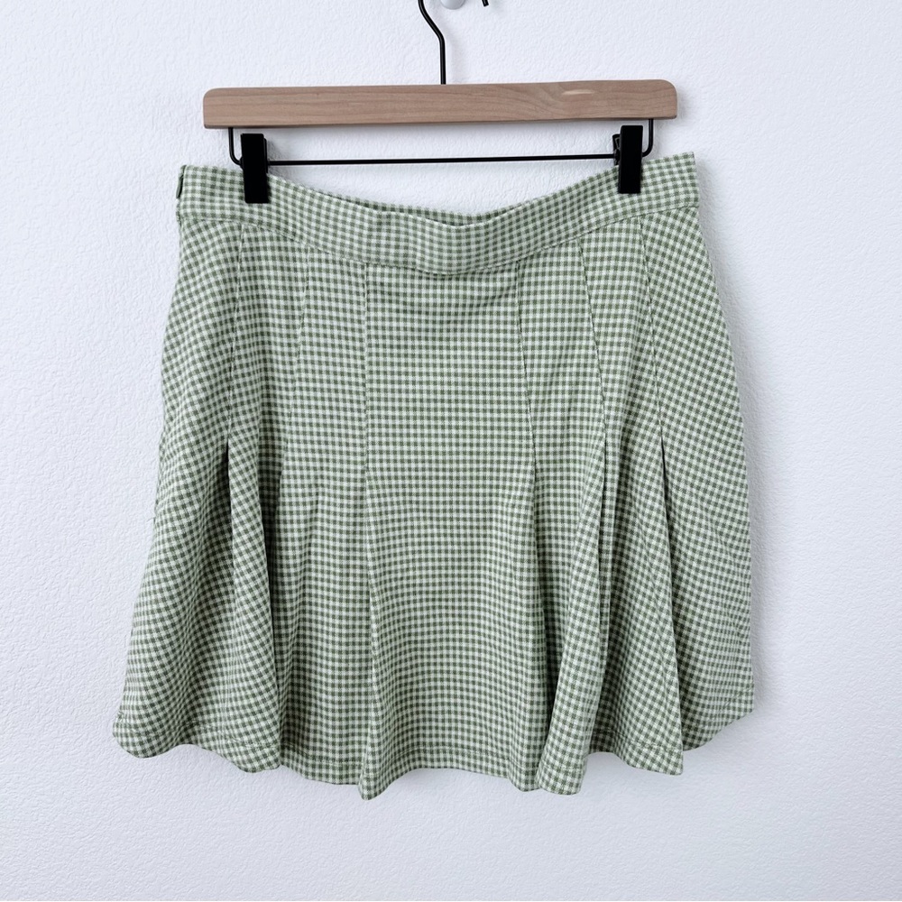 Free People Gingham Honey Skirt - Picture 4 of 7